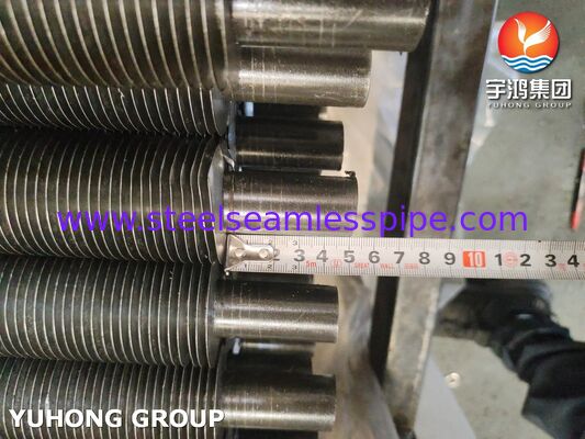 ASTM A179 Karbon Çelik HRSG Kazan Ekonomizörü ve Süper Isıtıcı için Dikişsiz G Tipi gömülü Fin Tüp