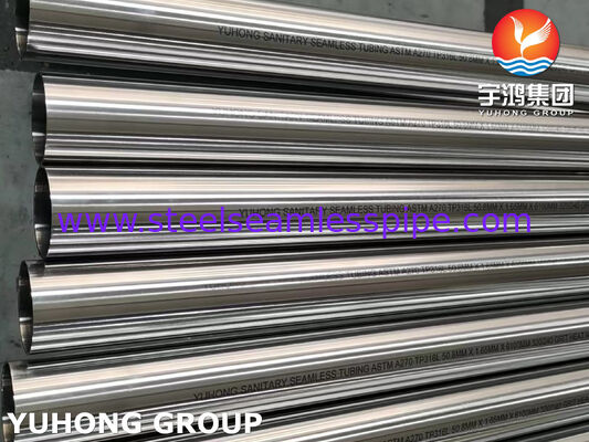 Paslanmaz çelik kaynaklı boru A270 TP304 180 360 Grit Gıda içecekleri ve süt endüstrisi için cilalanmış yüzey