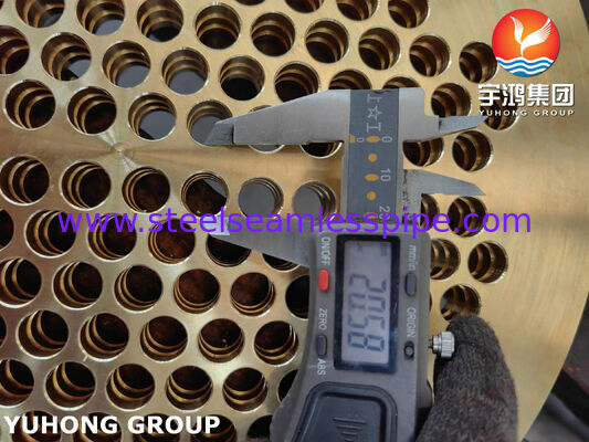 ASME SB171 C46400 Denizcilik ve Isı Değiştiricisi Uygulamaları için Denizcilik Bakır Tüp Yapısı, Korozyona Dirençli Özellikler