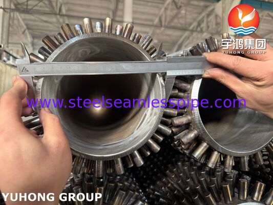 ASTM A335 P22 Karbon Çelik Çubukları İçin Dökme Fined Tube