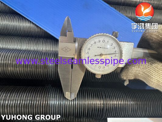 AL1060 Alüminyum L-Foot Yüklü Fin Tube on ASTM A179 Base Pipe