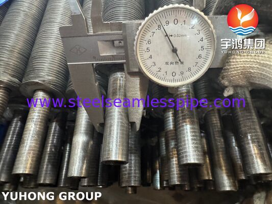 AL1060 Alüminyum L-Foot Yüklü Fin Tube on ASTM A179 Base Pipe