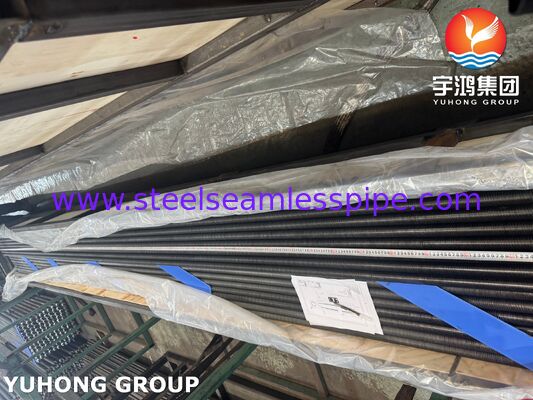 AL1060 Alüminyum L-Foot Yüklü Fin Tube on ASTM A179 Base Pipe