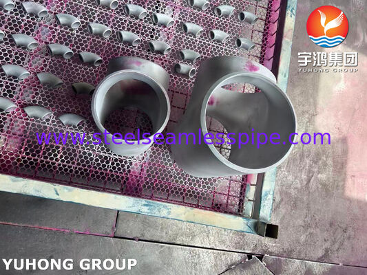 ASTM A815 UNS S31803 Çifte Çelik Bağlantı ASME B16.9 Buttweld Duplex 2205 Eşit Tee