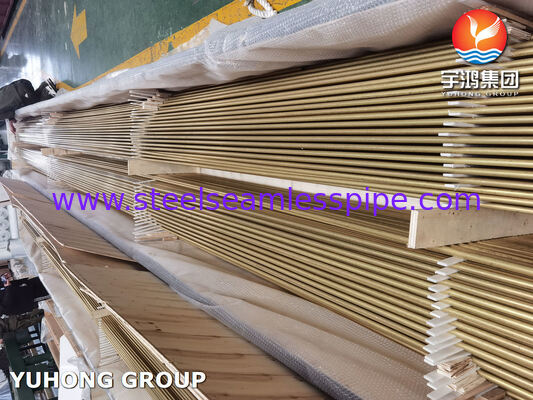 ASME SB111 C68700 Arsenik Alüminyum Brass U Bend Seamless Tube With Impingement Attack