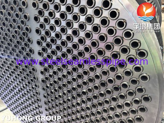 Deniz Suyu ve Deniz Soğutma Eşanjörü için ASME SB111 Dikişsiz Borulu Pirinç Tüp Demeti C44300