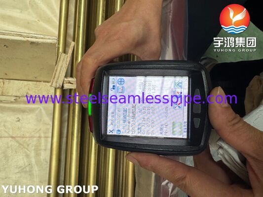 Copper Alloy Tube Seamless Heat Exchanger Tube ASTM B111 C44300 Arsenical Admiralty Brass