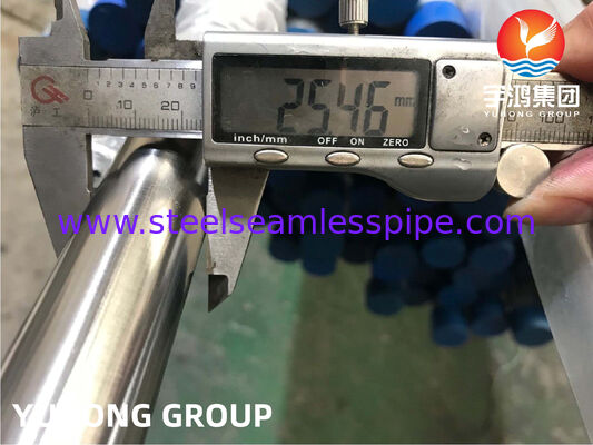 Paslanmaz Çelik Sanitary Tube, ASME SA270 TP304 1.4301 Dikişsiz/Saldırılmış ve cilalanmış