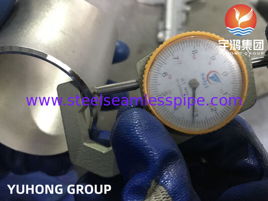 ASTM A815 UNS S32750 WP-S Dirseği, Dupleks Paslanmaz Çelik boru montajı B16.9
