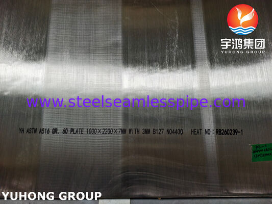 ASTM B127 Monel 400 + ASTM A516 Gr.60 Çelik Kaplama Plaka Patlayıcı Kaplama Basınç Kapısı