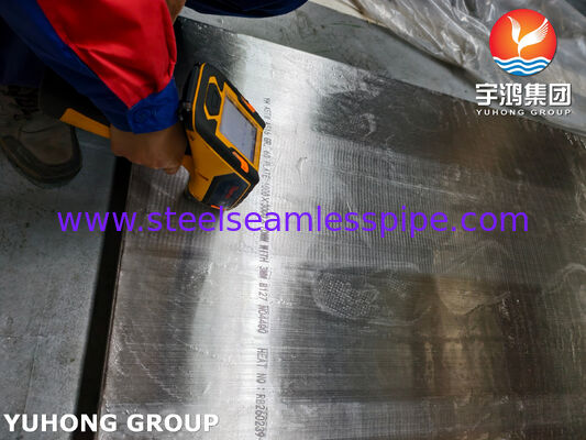 ASTM B127 Monel 400 + ASTM A516 Gr.60 Çelik Kaplama Plaka Patlayıcı Kaplama Basınç Kapısı