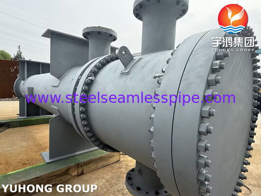 ASME SA213 TP304/316L boruları ve ASME SA182 F304/316L korozyona dayanıklı uygulamalar için boru tablosu ile paslanmaz çelik sabit boru yapraklı ısı değiştiricisi