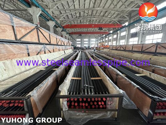ASTM A213 T91 CS Serrated Fin Tube ile Alloy Çelik Dikişsiz Tüp, HRSG (Sıcaklık Geri Kazanma Buhar Jeneratörü) Uygulama