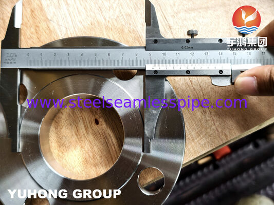 F304H kalıplı kaydırma üstü yükseltilmiş yüz flange paslanmaz çelik RF flange