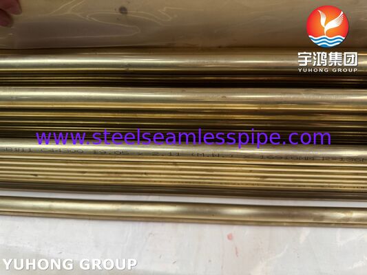 ASME SB111 C44300 Eşanjör için U-Bend Bakır Alaşımlı Boru