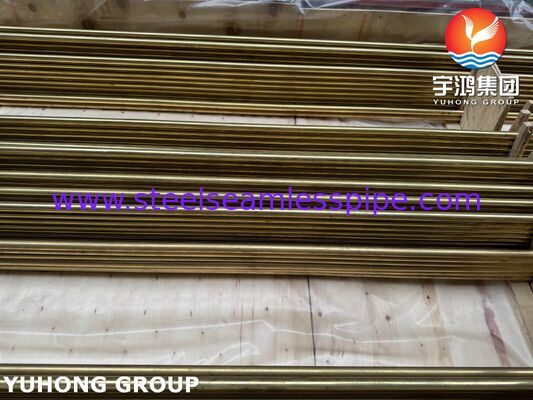 ASME SB111 C44300 Eşanjör için U-Bend Bakır Alaşımlı Boru