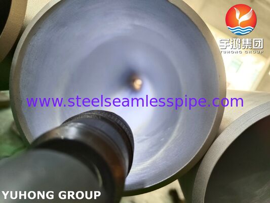 ASTM A376 TP347H dikişsiz tüp Nb-stabilize edilmiş 515MPa 900°C'ye kadar süper ısıtıcı yeniden ısıtıcı çatlama fırını için