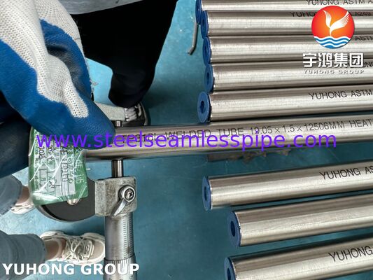 ASTM A249 / ASME SA249 TP316L Havalandırıcılar için Parlak Kaynatılmış Paslanmaz Çelik Kaynatılmış Tüp