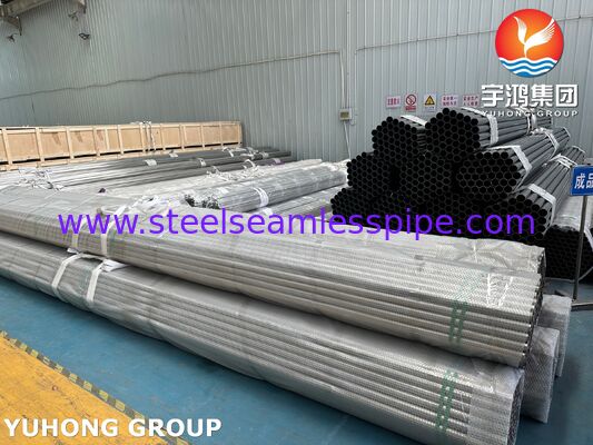 ASTM A249 / ASME SA249 TP316L Havalandırıcılar için Parlak Kaynatılmış Paslanmaz Çelik Kaynatılmış Tüp