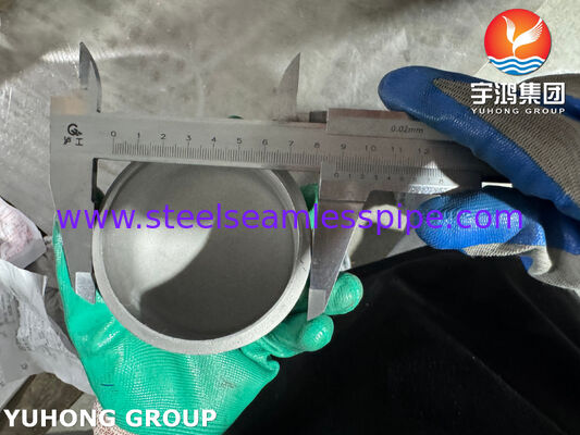 ASTM A815 WPS31803 Dupleks Paslanmaz Çelik Boru Kapağı Duplex 2205 Boru Bileşenleri Son Kapağı
