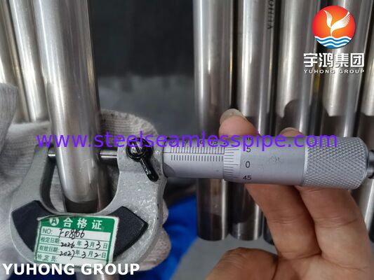 ASTM B111 ASME SB 111 SB 466 C71500 Bakır Nikel Tüpler / 70/30 Bakır Nikel Dikişsiz Tüpler Tüpler