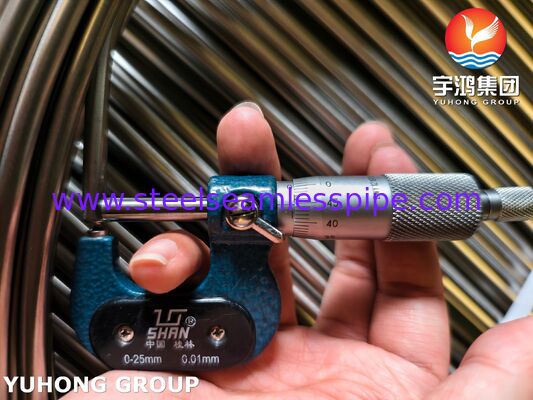 ASTM A269 TP316L Hidrolik Boru Hatları İçin Parlak Tavlı Paslanmaz Çelik Sarmal Boru