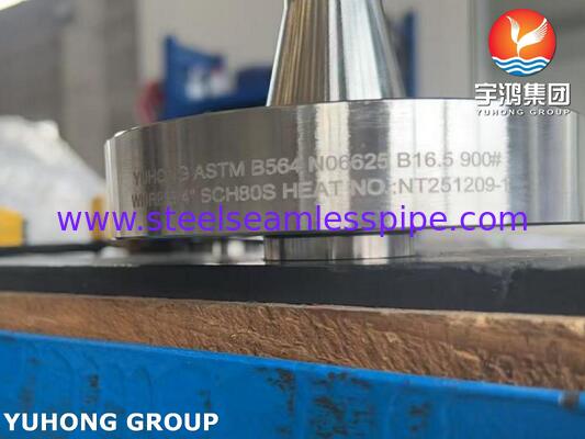 Nikel Alaşımlı 625 Flanş ASTM B564 UNS N06625 Inconel 625 Kaynak Boyunlu Flanş WNRF Flanş