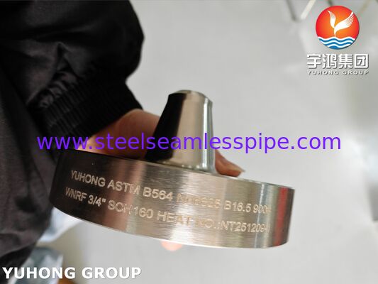 Nikel Alaşımlı 625 Flanş ASTM B564 UNS N06625 Inconel 625 Kaynak Boyunlu Flanş WNRF Flanş