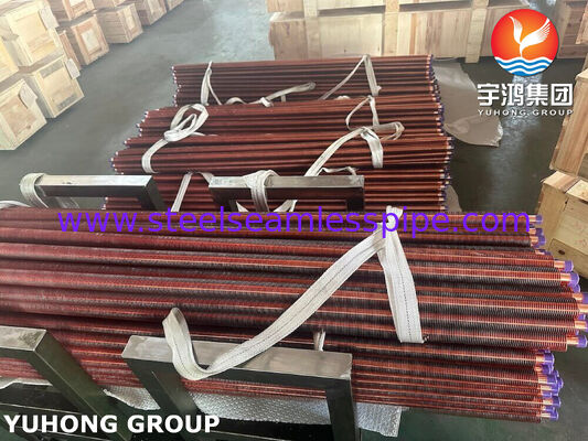 ASTM B111 C70600 Denizli Isı Değiştiricisi için Ekstrüze Fined Tubes