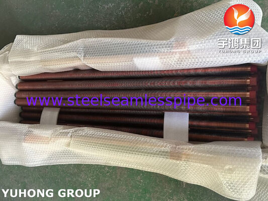 ASTM B111 C70600 Denizli Isı Değiştiricisi için Ekstrüze Fined Tubes