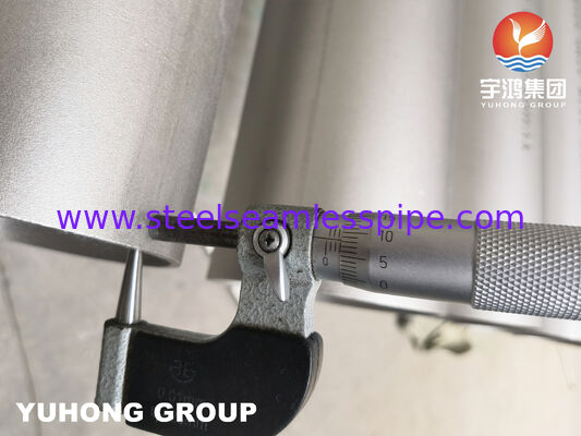 ASTM A790 UNS S31803 Aşındırıcı Endüstriyel Hizmet için Dubleks Paslanmaz Çelik Kaynaklı Boru