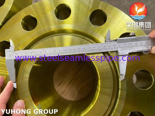 ASTM A694 Sınıfı F42 Karbon Çelik Flanş Kalıplı Kaynak Boynuz Flanş WNRTJ Flanş