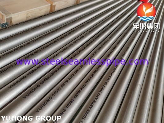 ASTM A312 TP304 / UNS S30400 Kimya Endüstrisi İçin Dikişsiz Paslanmaz Çelik İçi Boş Çubuk