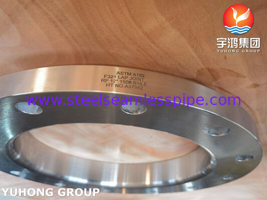 ASTM A182 F321 Lap Joint Flange LTF Flange EN 1.4541 / 08Х18Н10Т Paslanmaz çelik flange