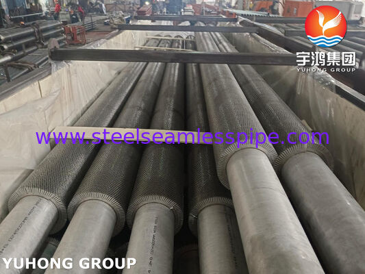 Sıcaklık enerjisi üretimi için yüksek performanslı ASTM A312 TP304H tırmıklı kanatlı borular