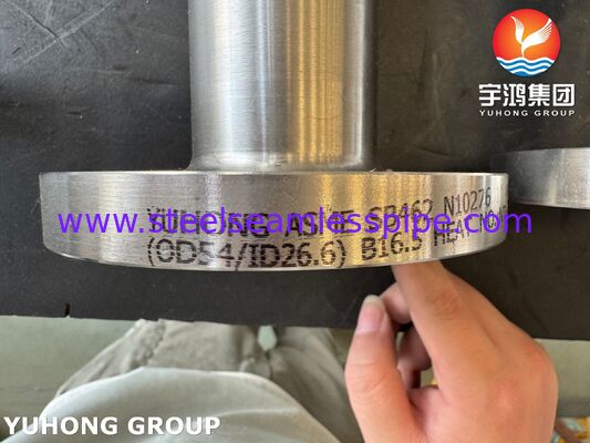 ASME SB462 UNS N10276 LWN Flanş ASME B16.5 Hastelloy C276 Uzun Kaynak Boyun Flanş
