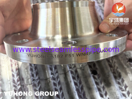 A182 F51 S31803 / S32205 Dupleks Paslanmaz Çelik Kaynak Boynu WNRF Flange