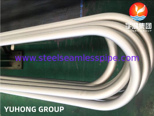 ASTM B444 Inconel 625 Dikişsiz U Büküm Boru, Kabuk ve Borulu Eşanjörler için