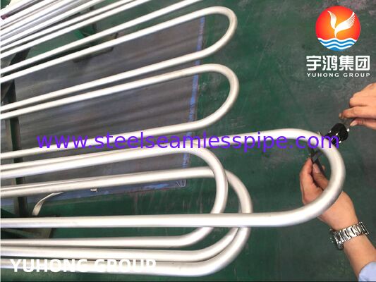 ASTM B444 Inconel 625 Dikişsiz U Büküm Boru, Kabuk ve Borulu Eşanjörler için