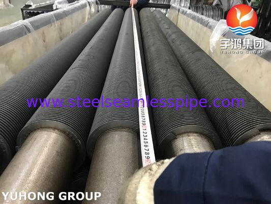 Süper ısıtıcı için yüksek frekanslı kaynaklı kanatlı tüpler ASTM A213 T9