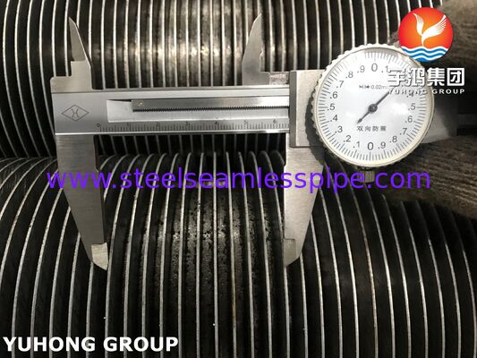 Süper ısıtıcı için yüksek frekanslı kaynaklı kanatlı tüpler ASTM A213 T9