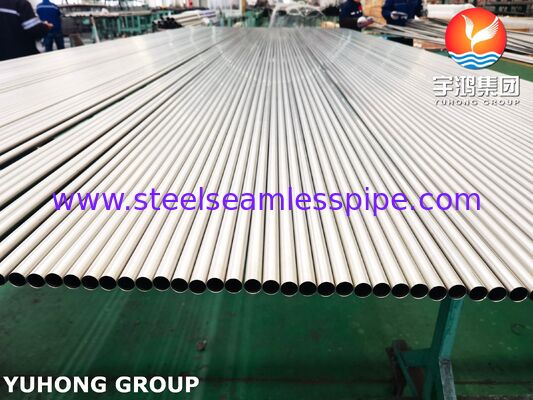 ASTM B338 Kalite 2 Titanyum Dikişsiz Tüp UNS R50400 parlak kızartılmış yüzeyli ısı değiştiriciler için