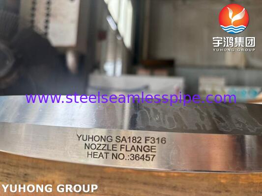 ASME SA182 F316L Paslanmaz Çelik Flanş Basınçlı Kaplar için Kalıp Flanş Flanş