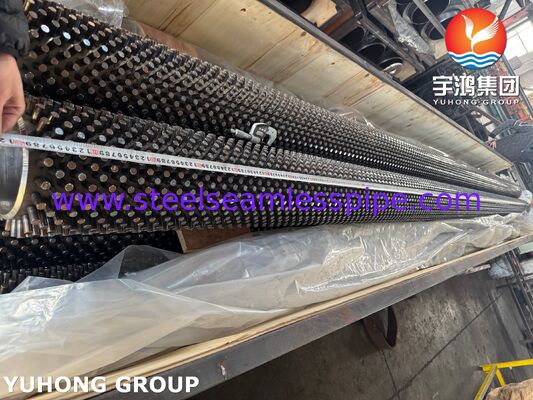 ASTM A335 P22 Atık Isı Geri Kazanımı için Çivili Borular