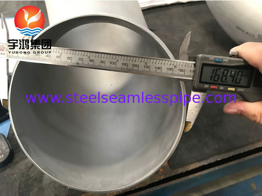 ASTM B366 AL6XN UNS N08367 Dirsek Süper Östenitik Paslanmaz Çelik Boru Bağlantı Parçası
