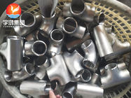 ASTM A815 S32750 Dubleks Çelik Boru Ek Parçaları Dikişsiz Eşit Tee Alın Kaynaklı B16.9