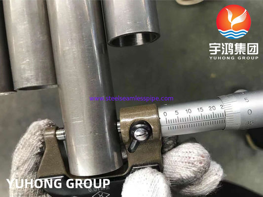 ASME SB163 UNS N04400 / Monel 400 Isı Değiştiricisi için Dikişsiz Nikel Alaşımlı Tüp
