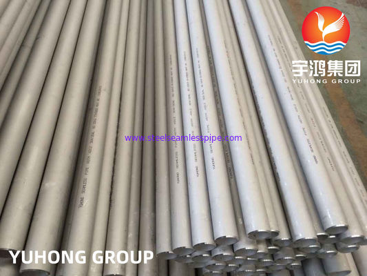ASTM A312 TP304 304L paslanmaz çelik boru su arıtma için düz / kanatlı uç