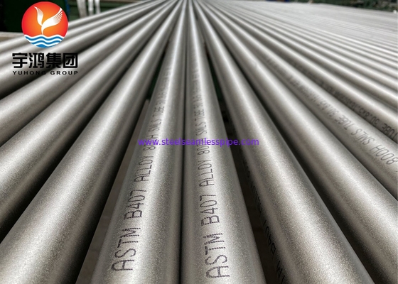 ASME SB407 Incoloy 800H / UNS N08810 Nikel Alaşımlı Çelik Dikişsiz Tüp