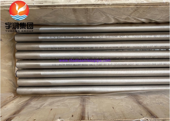 ASME SB407 Incoloy 800H / UNS N08810 Nikel Alaşımlı Çelik Dikişsiz Tüp
